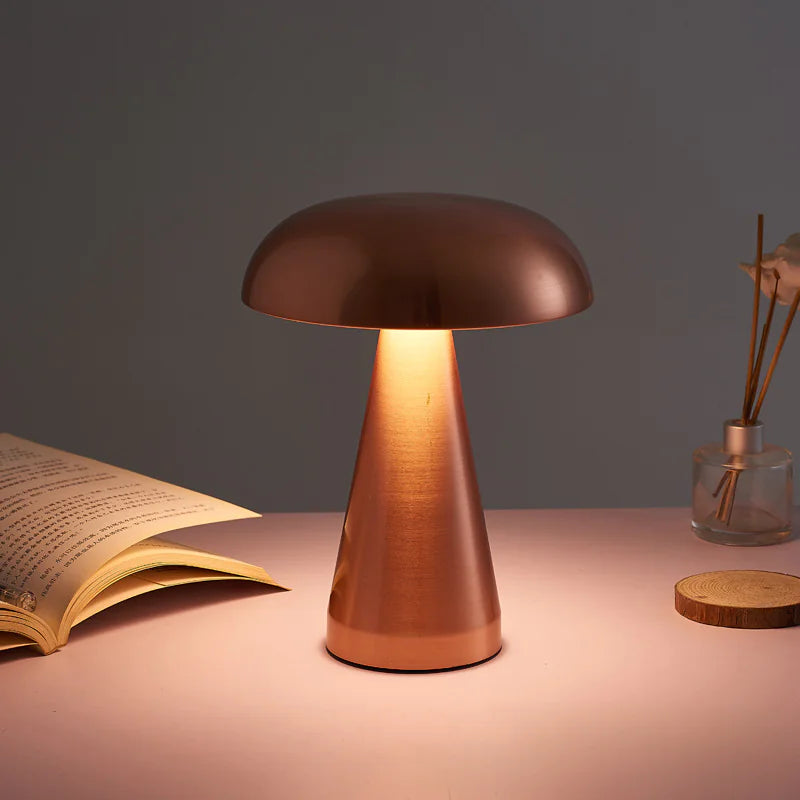 Mushroom Table Lamp with Dimmable Atmosphere Light