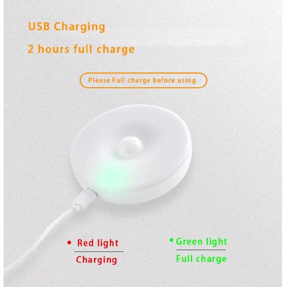 Rechargeable Round Motion Sensor Night Light (1pc)