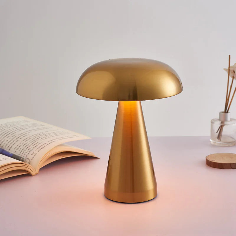 Mushroom Table Lamp with Dimmable Atmosphere Light